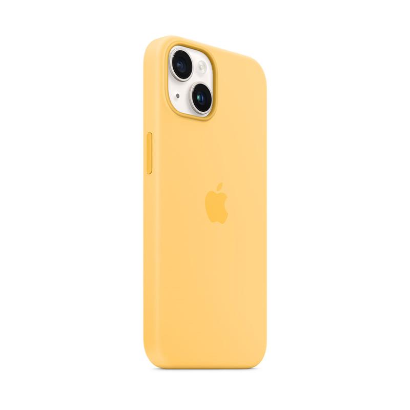 Apple iPhone 14 Silicone Case with MagSafe - Sunglow 