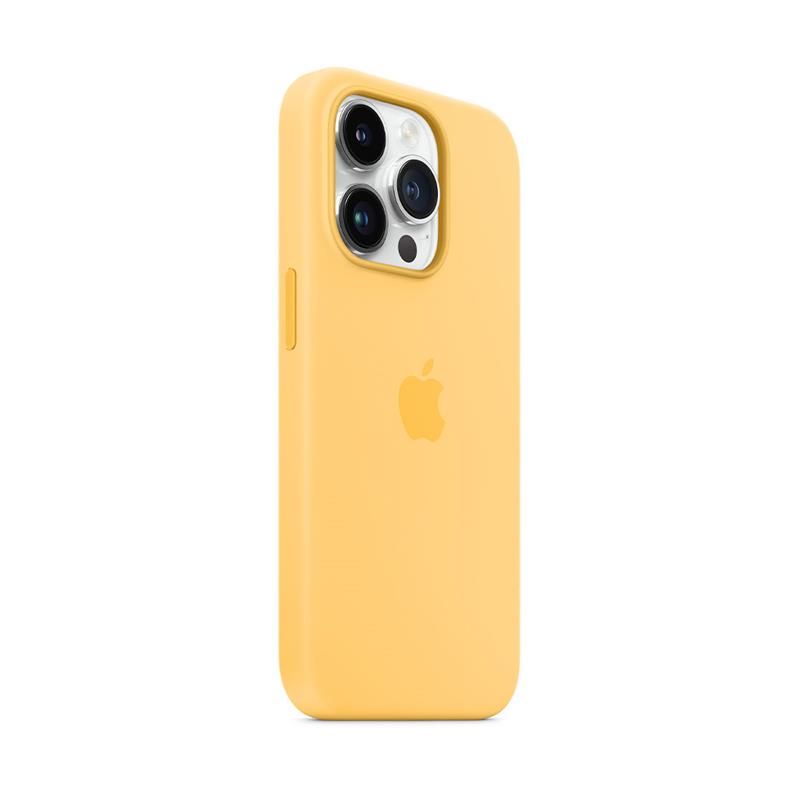 Apple iPhone 14 Pro Silicone Case with MagSafe - Sunglow 