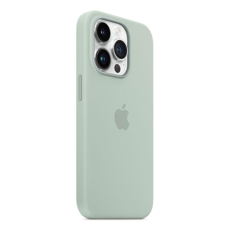 Apple iPhone 14 Pro Max Silicone Case with MagSafe - Succulent 