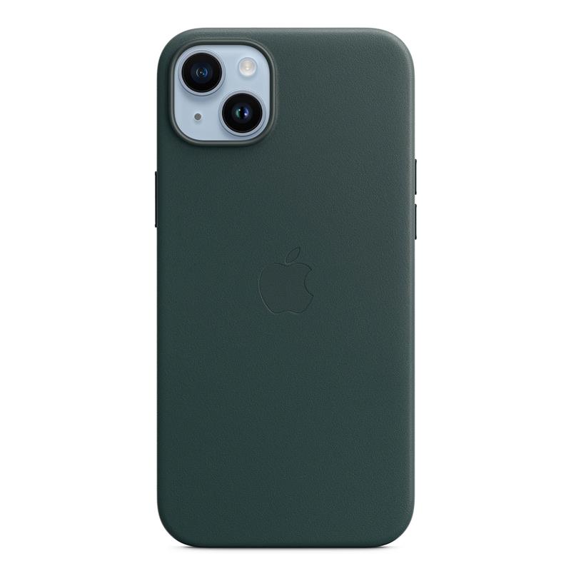 Apple iPhone 14 Plus Leather Case with MagSafe - Forest Green 