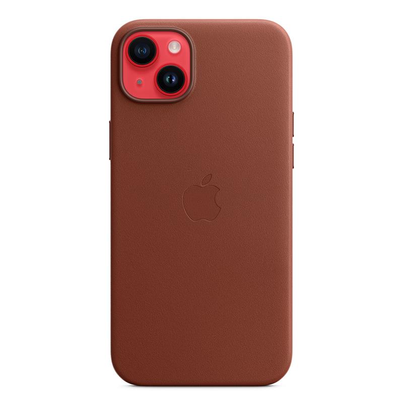 Apple iPhone 14 Plus Leather Case with MagSafe - Umber 