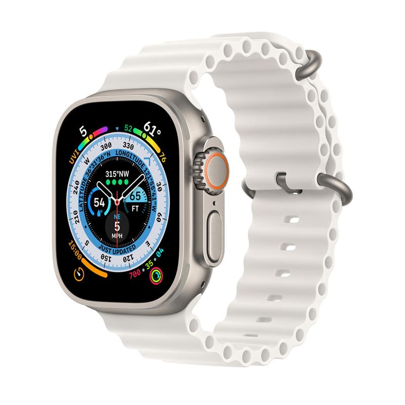 Apple Watch 49mm White Ocean Band 