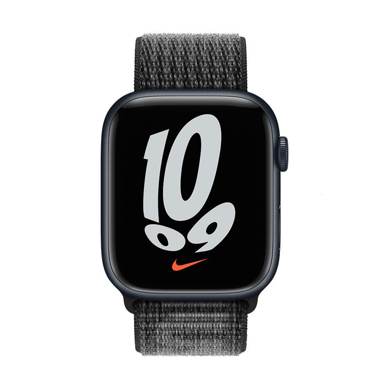 Apple Watch 45mm Black/Summit White Nike Sport Loop 