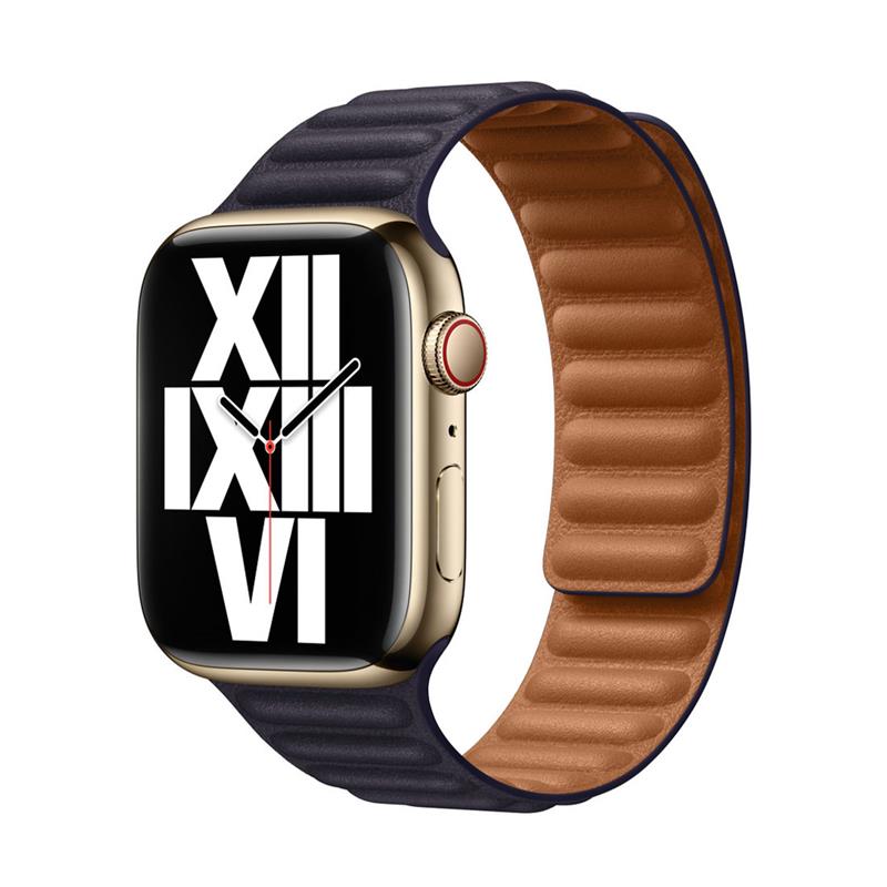 Apple Watch 41mm Ink Leather Link - M/L 