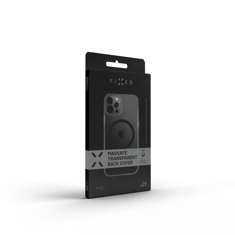 FIXED kryt MagPurity s podporou Magsafe pro Apple iPhone 14 Pro Max, čire 