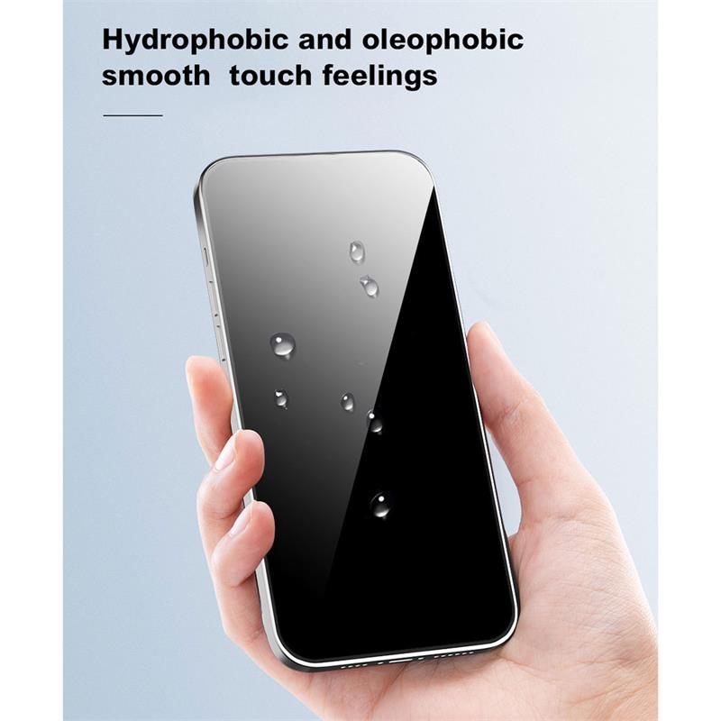 Devia ochranné sklo Van Series Anti-Static pre iPhone 14 Pro Max - Black Frame 