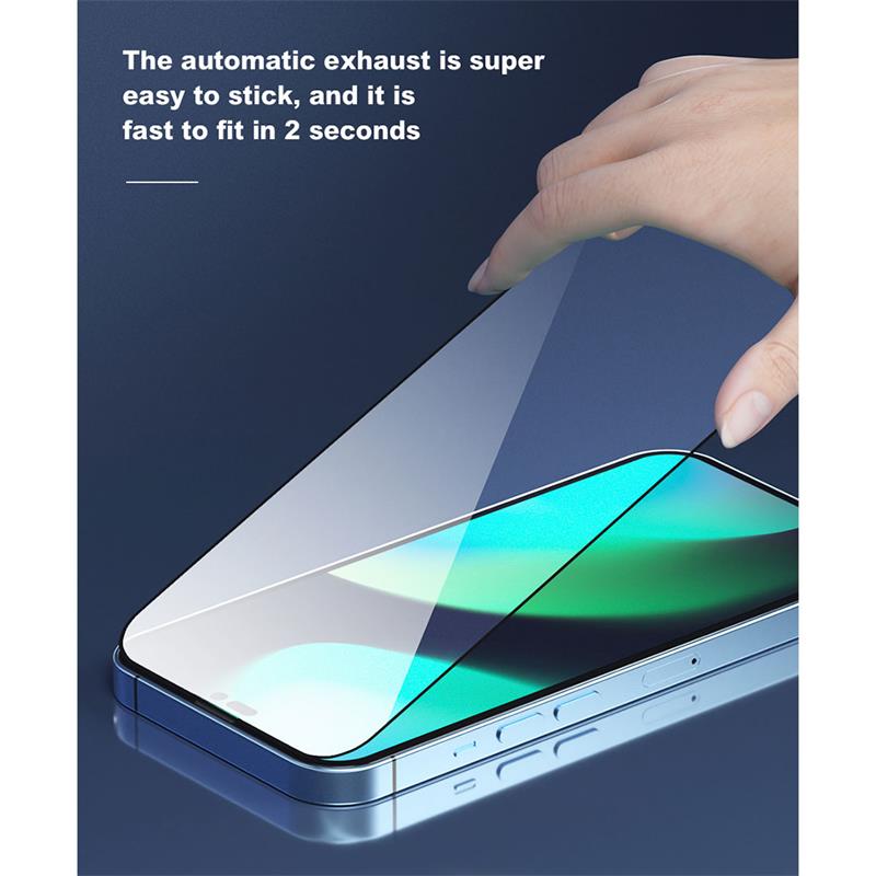Devia ochranné sklo Van Series Ultra-Thin pre iPhone 14 Plus/13 Pro Max - Black Frame 