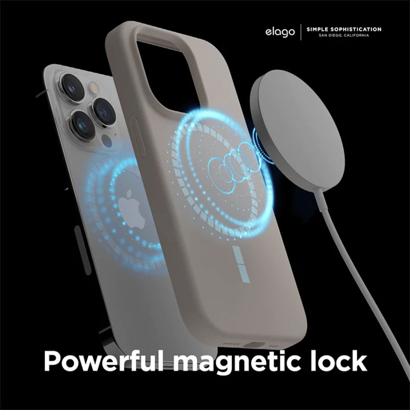 Elago kryt Silicone Case Magsafe pre iPhone 14 Pro - Black 
