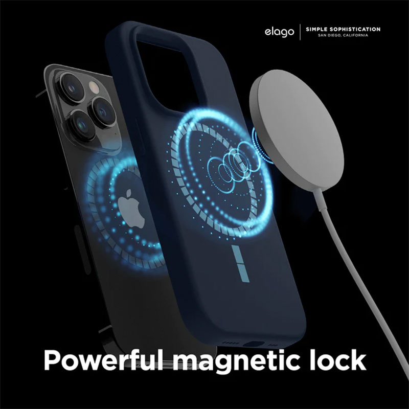 Elago kryt Silicone Case Magsafe pre iPhone 14 Pro Max - Black 