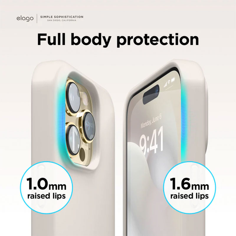 Elago kryt Silicone Case pre iPhone 14 Pro Max - Jean Indigo 