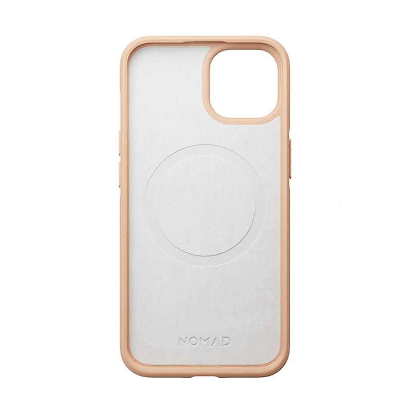 Nomad kryt Modern Leather Case Magsafe pre iPhone 14 - Natural 