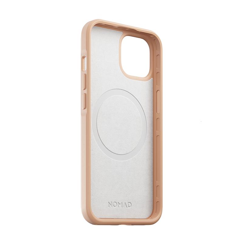Nomad kryt Modern Leather Case Magsafe pre iPhone 14 - Natural 