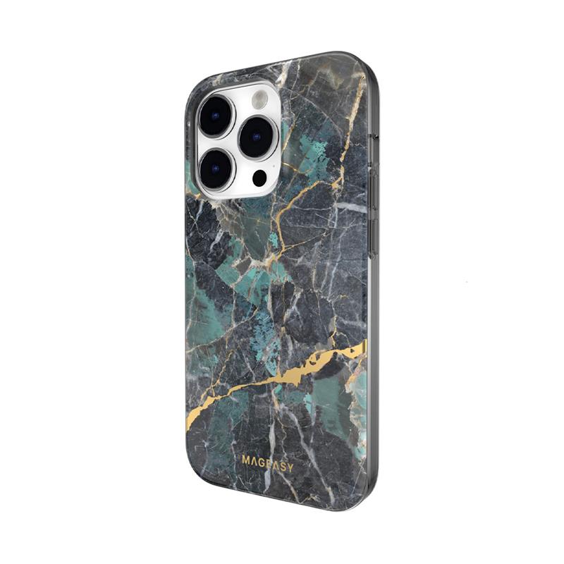 SwitchEasy kryt Marble Case pre iPhone 14 Pro - Emerald 