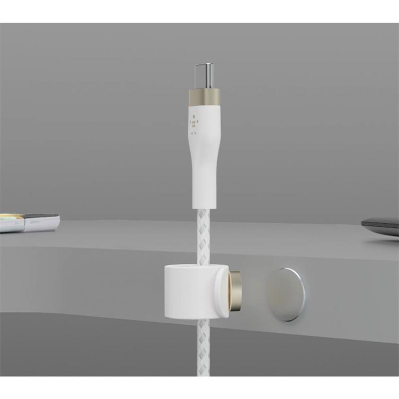 Belkin kábel Boost Charge Pro Flex USB-C to USB-C 3m - White 