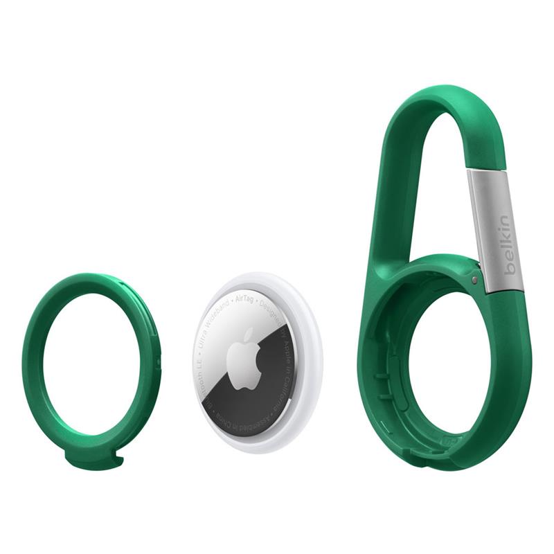 Belkin puzdro Secure Holder with Carabiner pre AirTag - Green 