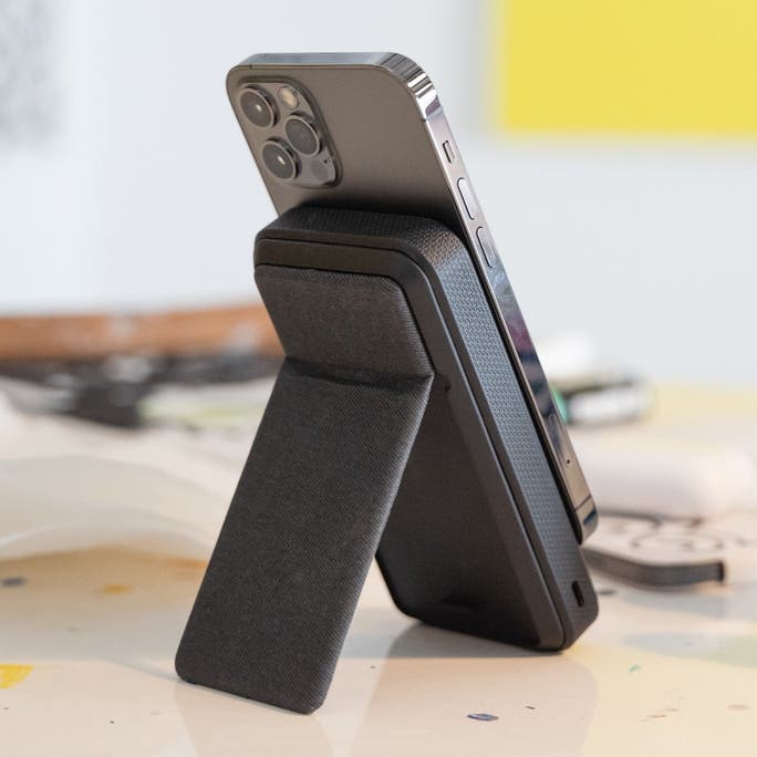 Mophie Snap+ 10K Powerstation Stand for iPhone with MagSafe - Black 