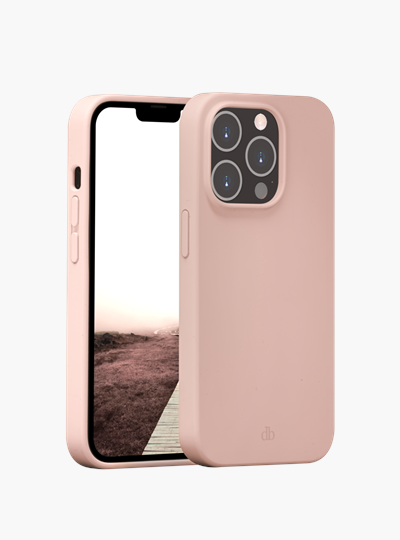 dbramante1928 - Puzdro Monaco kompatibilné s MagSafe pre iPhone 14 Pro, pink sand