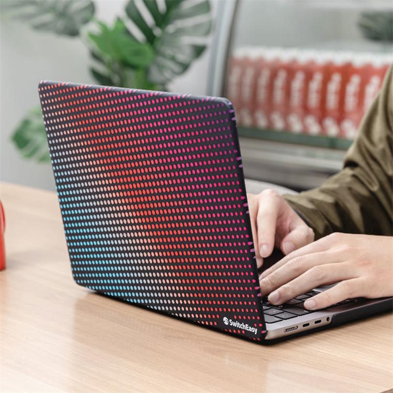 SwitchEasy Hardshell Dots Case pre MacBook Air Retina 13" 2020 - Rainbow 