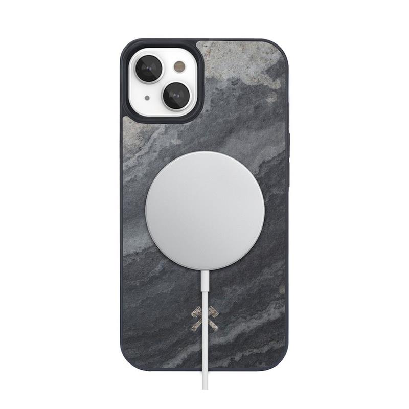 Woodcessories kryt Bumper Case MagSafe pre iPhone 14 - Camo Grey 