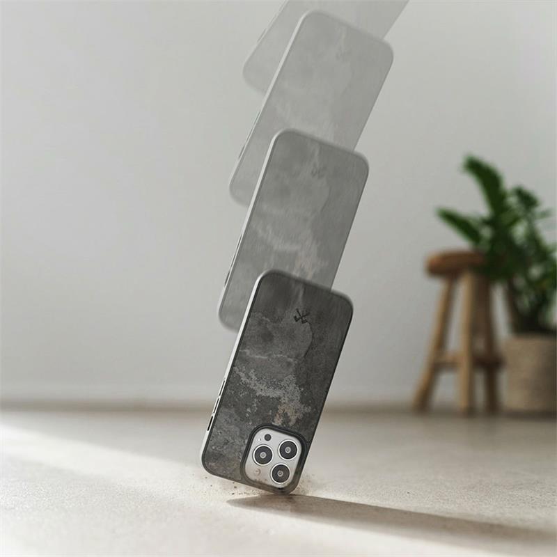 Woodcessories kryt Bumper Case MagSafe pre iPhone 14 Plus - Camo Grey 