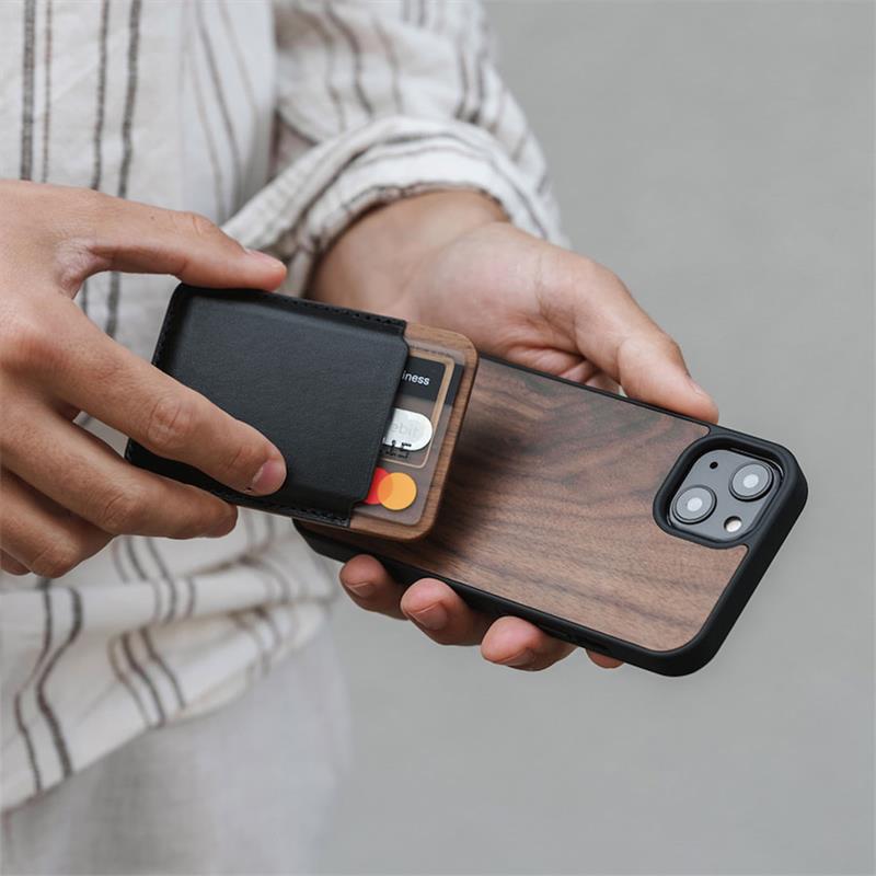 Woodcessories kryt Bumper Case MagSafe pre iPhone 14 Pro Max - Walnut 