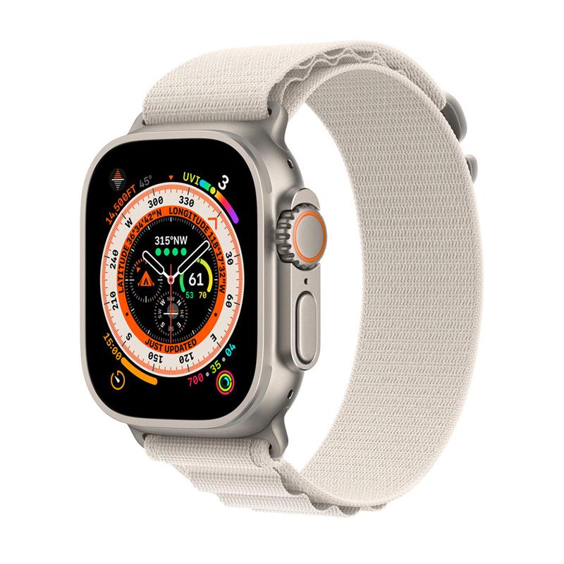 Apple Watch 49mm Starlight Alpine Loop - Medium*Rozbalený* 