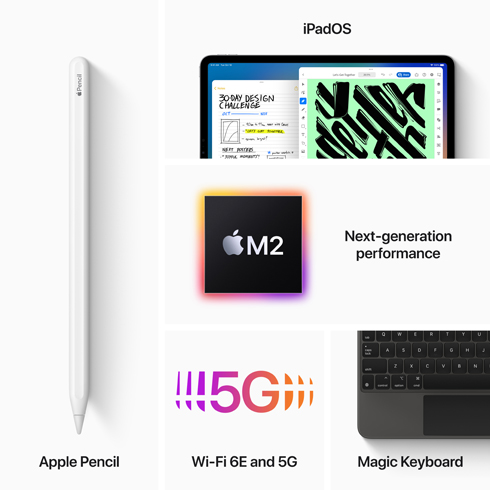 iPad Pro 11" Wi-Fi + Cellular 1TB Strieborný (2022) 