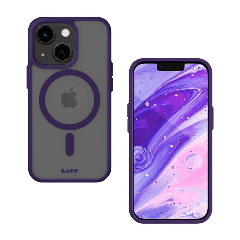 LAUT kryt Huex Protect Magsafe pro iPhone 14 - Dark Purple 