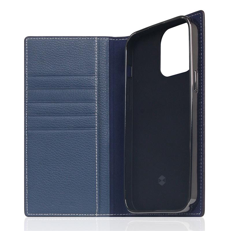 SLG Design puzdro D6 Hybrid Grain Case pre iPhone 14 Pro Max - Royal Blue 