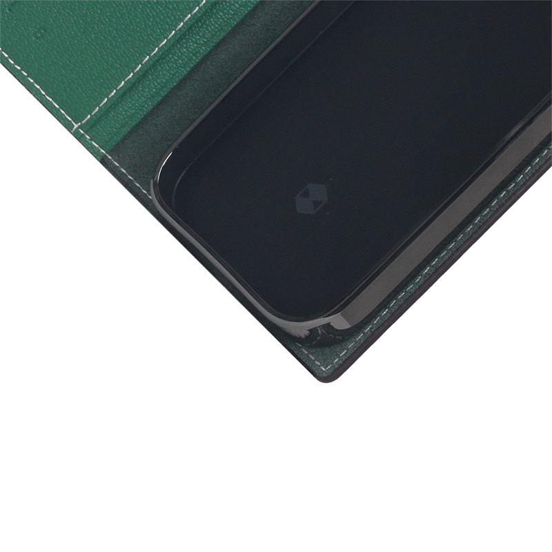 SLG Design puzdro D6 Hybrid Grain Case pre iPhone 14 Pro - Sea Green 