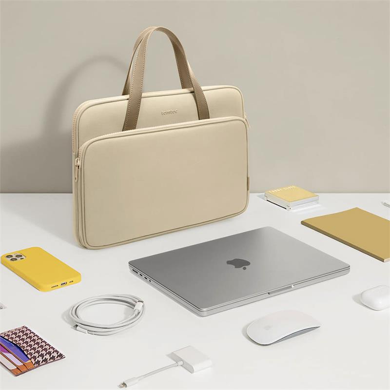 TomToc taška Premium H21 pre Macbook Pro 14" M1/M2/M3 - Khaki 