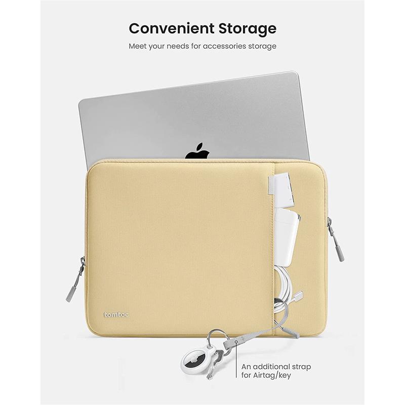 TomToc puzdro 360 Protective Sleeve pre Macbook Pro 16" M1/M2/M3 - Yellowish 