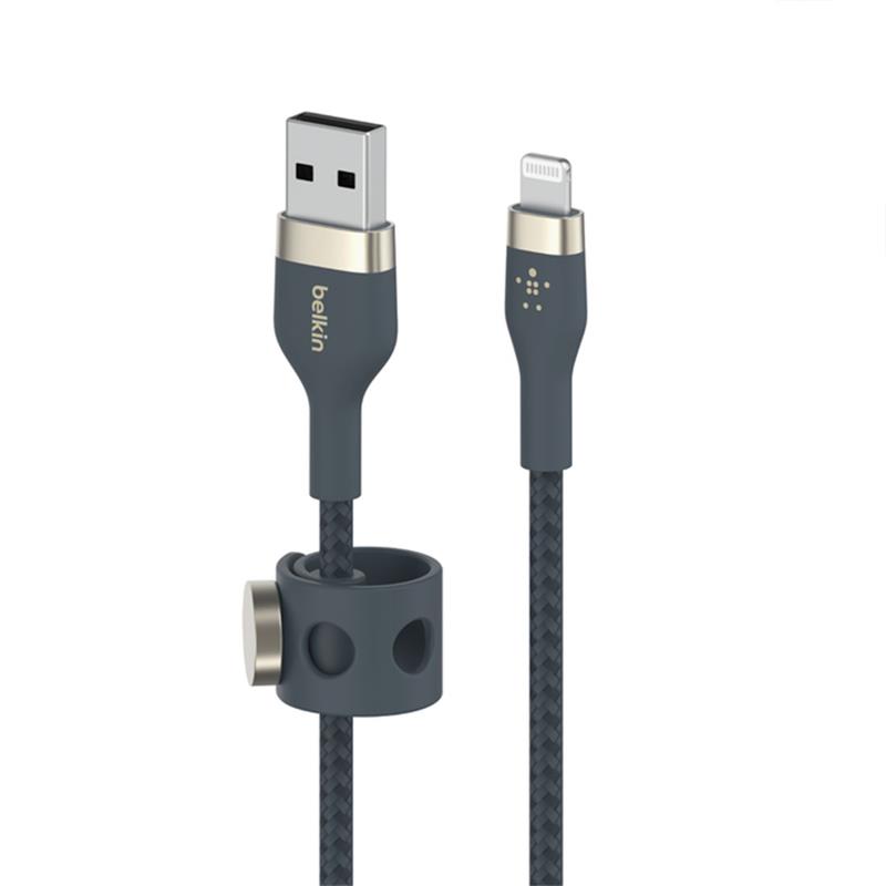 Belkin kábel Boost Charge Pro Flex USB-A to Lightning 1m - Blue 