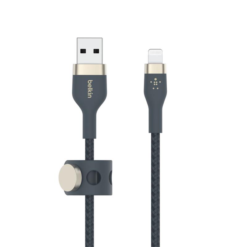 Belkin kábel Boost Charge Pro Flex USB-A to Lightning 1m - Blue 