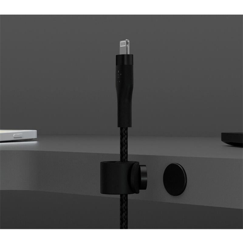 Belkin kábel Boost Charge Pro Flex USB-A to Lightning 3m - Black 