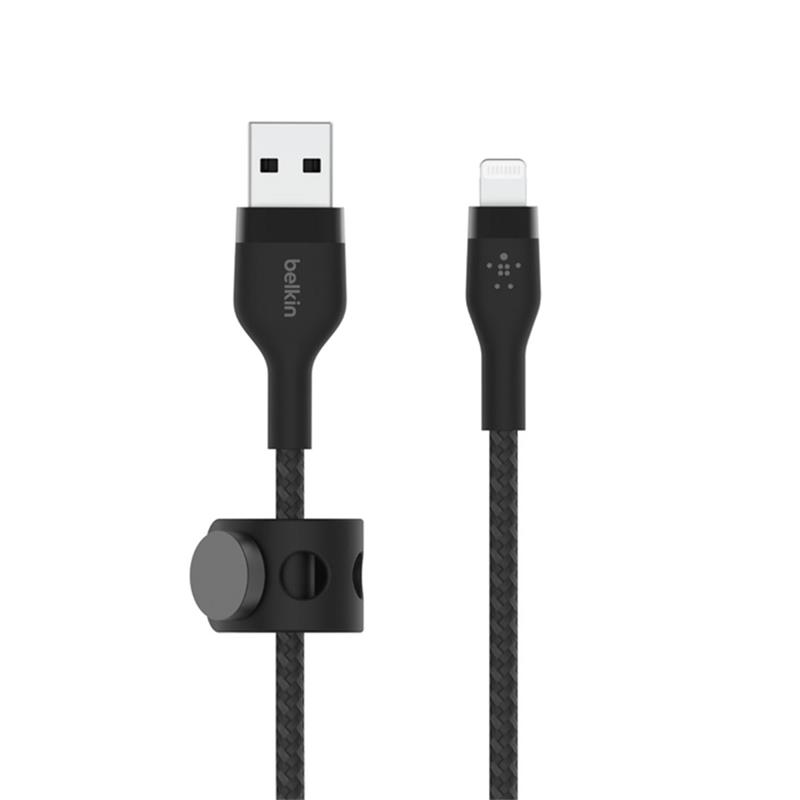 Belkin kábel Boost Charge Pro Flex USB-A to Lightning 3m - Black 