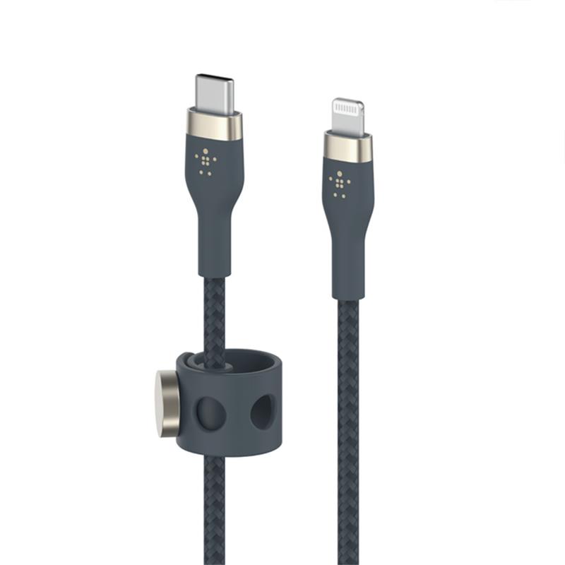 Belkin kábel Boost Charge Pro Flex USB-C to Lightning 1m - Blue 