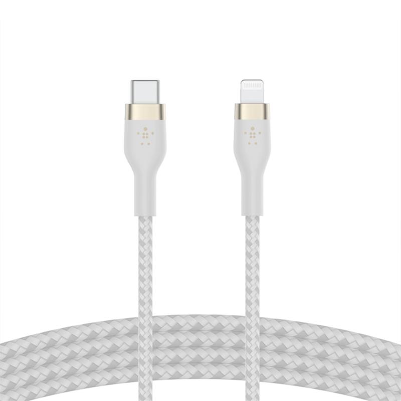 Belkin kábel Boost Charge Pro Flex USB-C to Lightning 2m - White 