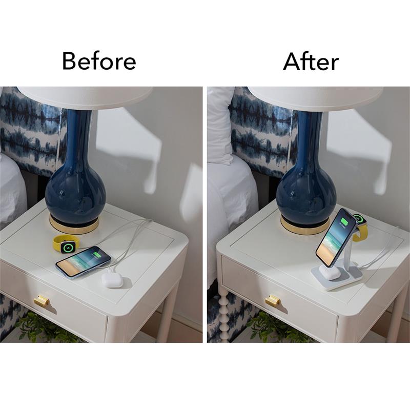 TwelveSouth stojan HiRise 3 HiRise 3 Wireless Charging Stand - White 