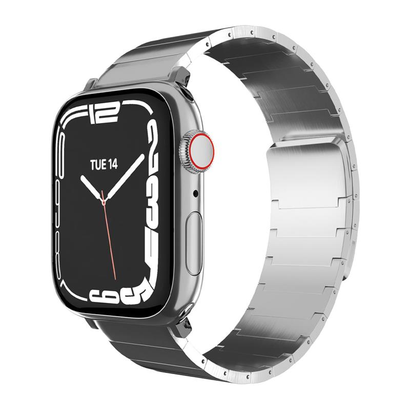 SwitchEasy remienok Maestro Magnetic Stainless Steel pre Apple Watch 44/45/49mm - Silver 