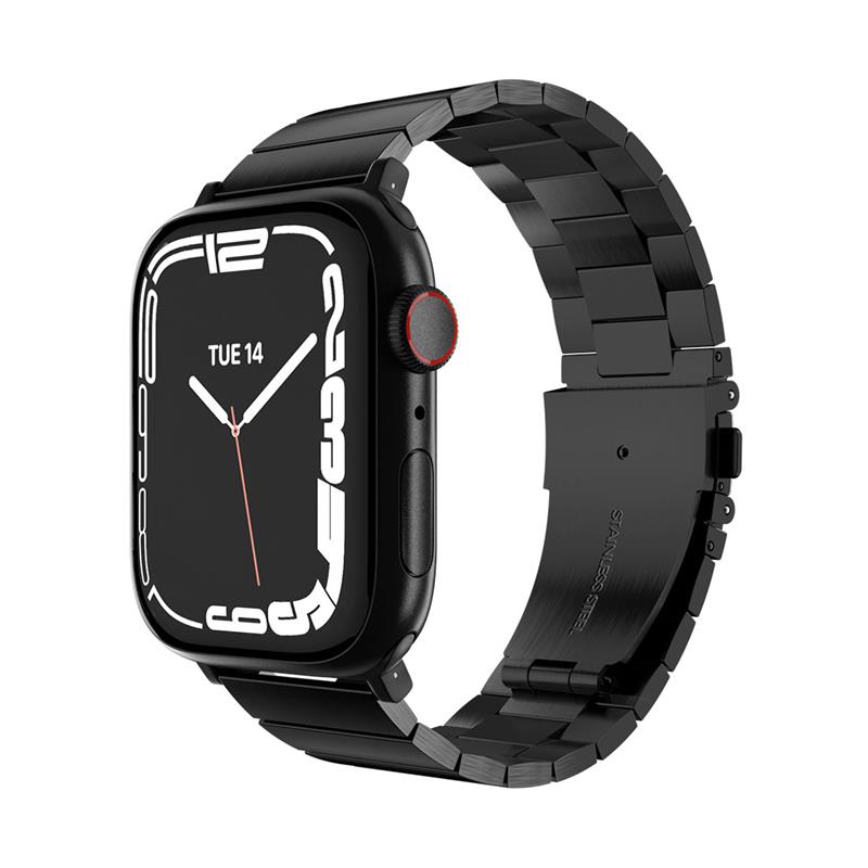 SwitchEasy remienok Maestro Stainless Steel pre Apple Watch 38/40/41mm - Black 