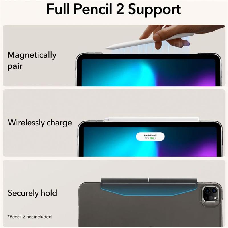 ESR puzdro Ascend Trifold Case pre iPad Pro 11" 2022/2021 - Grey 