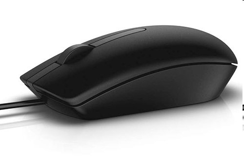 DELL 570-AAIS, MS116 optická myš s podporou posúvania, 3 tlačidlá, USB, čierna 