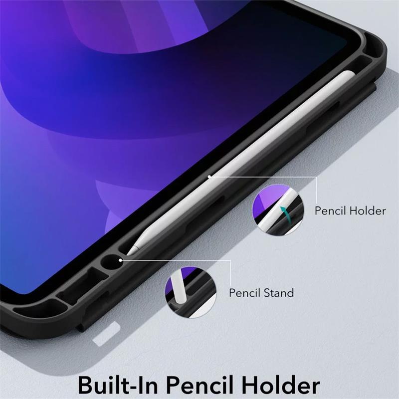 ESR puzdro Silicon Rebound Pencil Case pre iPad 10.9" 2022 10th Gen - Navy Blue 