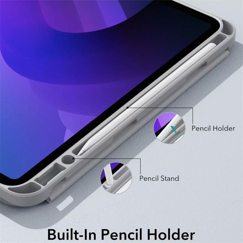ESR puzdro Silicon Rebound Pencil Case pre iPad 10.9" 2022 10th Gen - Grey 