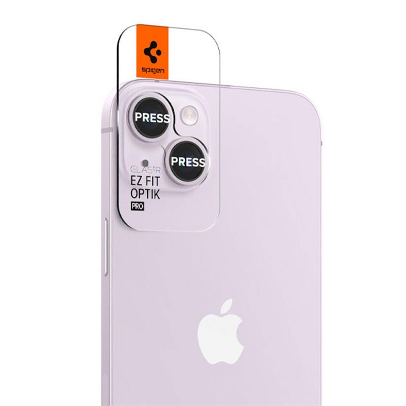 Spigen Optik Pro Lens Protector pre iPhone 14/14 Plus - Purple 