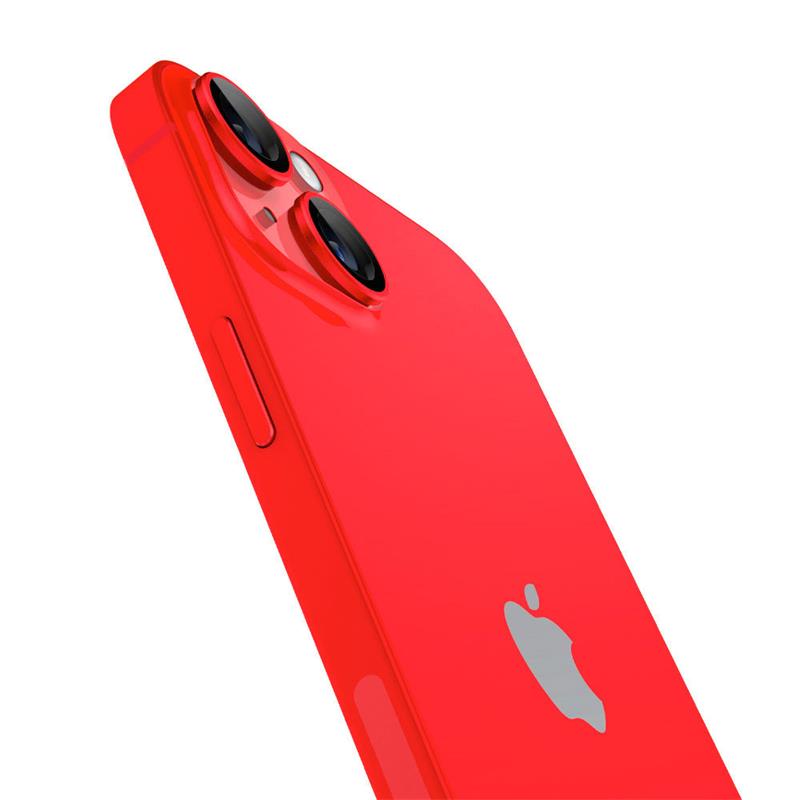 Spigen Optik Pro Lens Protector pre iPhone 14/14 Plus - Red 