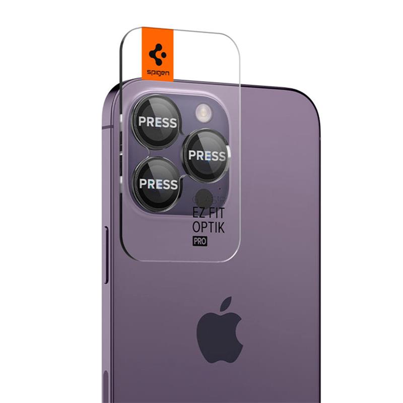 Spigen Optik Pro Lens Protector pre iPhone 14 Pro/14 Pro Max - Black 