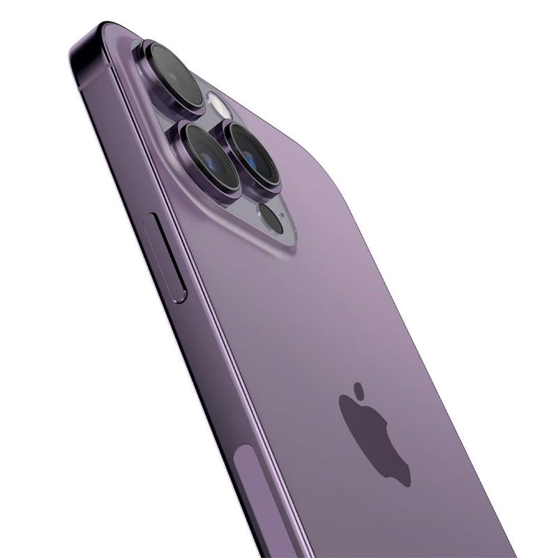 Spigen Optik Pro Lens Protector pre iPhone 14 Pro/14 Pro Max - Deep Purple 