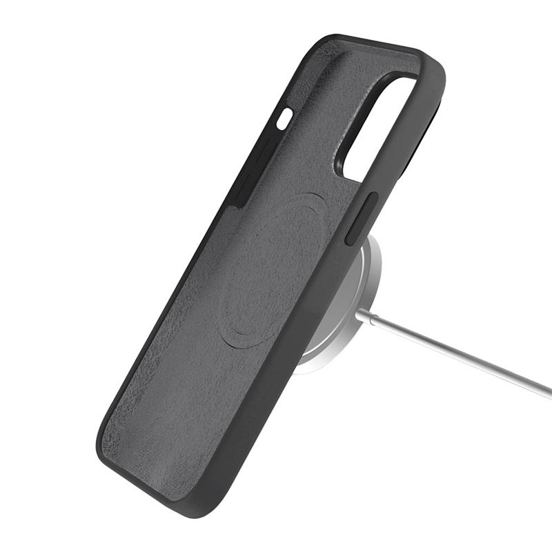 Devia kryt Nature Series Silicone Magnetic Case pre iPhone 14 Pro Max - Purple 